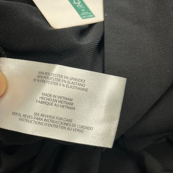 NEW Three Dots Women's XXL Black Wide Leg Pants Polyester & Spandex - Picture 9 of 10